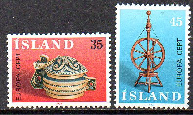 ISLANDA 1976, EUROPA CEPT, serie neuzata, MNH foto