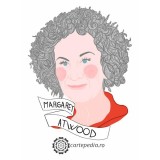 Margaret Atwood - sticker by Renata - Cartepedia