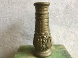arata / design - Vaza veche romaneasca din lemn perioada interbelica anii 30 realizata manual !