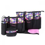 Geanta pentru mamici Mama Bag Diana roz, Oem