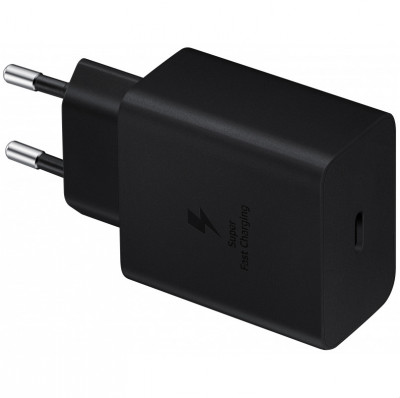 Incarcator Samsung Super fast charger, USB Type-C, 45W, Negru - RESIGILAT foto