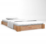 Cadru de pat, 90 x 200 cm, lemn masiv de stejar GartenMobel Dekor, vidaXL
