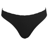 Chiloti Seamless Ribbed cu Elastic Lat, Negru, CMCLASS