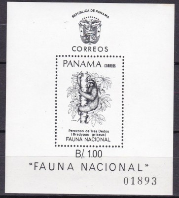 Panama 1984 fauna MI bl.121 MNH foto