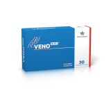 Supliment alimentar recomandat pentru sanatatea sistemului venos si limfatic periferic, Veno Bleu, 30 comprimate filmate