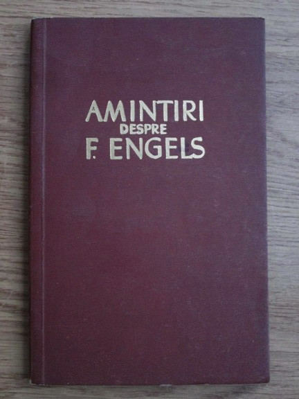 Amintiri despre F. Engels (1958)