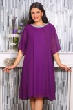 Cumpara ieftin Rochie de voal Karola Purple - 50Marimea