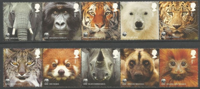 MAREA BRITANIE 2011 WWF FAUNA PROTEJATA ANIMALE SALBATICE
