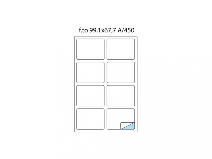 Etichete 8/A4 99,1 x 67,7 100/cutie