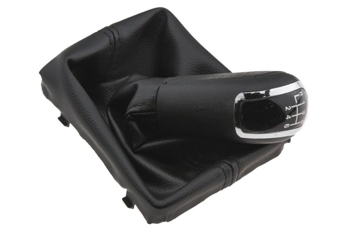 Maner schimbator viteze cu rama si manson Audi A4 2007-, A5 2007-, A6 2004- Q5 2008-, 6 Viteze, NTY GZB-AU-005