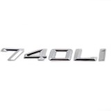 Emblema 740Li pentru spate portbagaj BMW, chrom