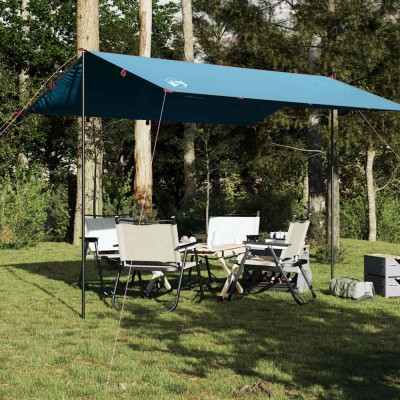 vidaXL Prelată de camping, albastru, 360x294 cm, impermeabilă foto