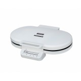 Aparat de facut gofre HWF-F14002WH, 1400 W, invelis antiaderent, termostat ajustabil, Alb