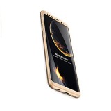Husa Samsung Galaxy S8 Plus GKK 360 Full Cover, Plastic, Auriu, Rezistenta la Socuri