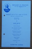 Cumpara ieftin 5 Meniuri , 1928, Geneva , semnate de personalitati mondiale , Manolescu , meniu