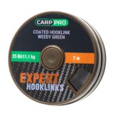 Fir textil Carp Pro Expert Coated Hooklink Green 25lb / 7m