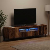 Cumpara ieftin Set de 3 piese pentru TV cu LED Lemn vechi Lemn prelucrat