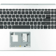 Carcasa cu tastatura Laptop, Acer, Aspire 3 A315-35, A315-58, A315-58G, N20C5 6B.A6MN2.001, argintie, layout US