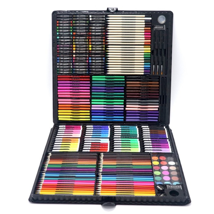 Set 258 piese creative pentru desen