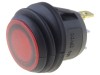 Comutator Rocker LED Roșu IP65 10A/28VDC
