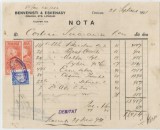Romania, Benvenisti &amp; Eskenasy, Nota, Craiova, 1931