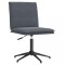 vidaXL Scaun de bucătărie, gri &icirc;nchis, catifea 4101268