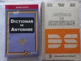 DICTIONAR DE ANTONIME- MARIN BUCA (aproape nou)+ DICTIONAR DE SINONIME- L. SECHE