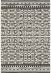 Covor Model Fiji 27213-956, Marime 80 x 150 cm, Gri, Inaltime Fir 7 mm, Antialergic, Polipropilena, Living, Dormitor, Sufragerie, Birou foto