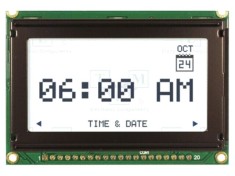 Afișaj LCD Grafic 128x64 NEWHAVEN NHD-12864WG-BTFH-V Alb 75x52,7x8,9mm