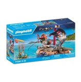 Cumpara ieftin Set figurine Playmobil - Pluta piratilor cu comoara