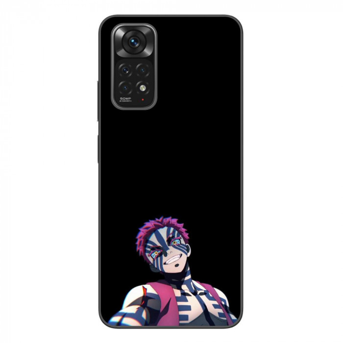 Husa compatibila cu Xiaomi Redmi Note 11 Silicon Gel Tpu Model Demon Slayer Akaza