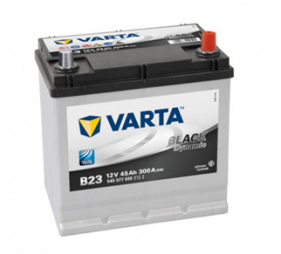 Acumulator VARTA 12V 45Ah/300A BLACK DYNAMIC (R+ borna standard) 219x135x225 B01 - flansa de montare 10.5 mm (pornire) foto