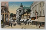 ARAD, STRADA ATZEL PETER, VEDERE SPRE PALATUL BOHUS, CARTE POSTALA ILUSTRATA , 1912
