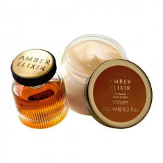 Apa de parfum Amber Elixir + crema de corp Oriflame foto