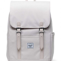 Herschel rucsac Retreat Small Backpack culoarea bej, mare, neted