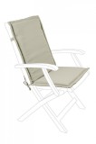 Cumpara ieftin Set 2 perne scaun gradina textil gri Olefin 45x94x3 cm