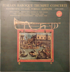 Italian Baroque Trumpet Concerti - Manfredini, Torelli, Albinoni etc Disc vinil foto