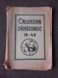 CALENDAR VANATORESC 1948