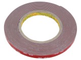 Bandă de fixare 3M acril gri 9mm x 5,5m 1,6mm 39N/cm