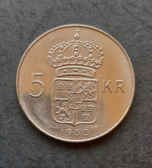 5 Kronor 1955, Suedia - A 2598