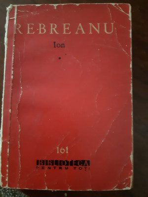 Ion vol.1-2 Liviu Rebreanu 1963 foto