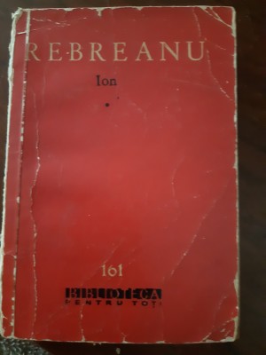 Ion vol.1-2 Liviu Rebreanu 1963 foto