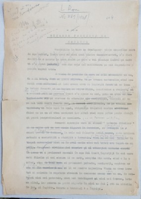 GEO BOGZA - MUTAREA FALCILOR LA NATIUNI / ELOGIUL GREIERULUI - ARTICOLE PENTRU ZIAR , DACTILOGRAFIATE , CU CORECTURILE, MODIFICARILE SI ADAUGIRILE foto