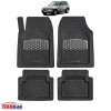 Covorase Auto Tip Tavita TEAMCAR BMW X3 E83 (2003-2010) Argintii, Protectie Premium, Margini Inalte