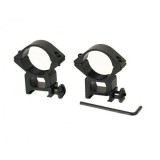 Inele de montura pentru lunete airsoft, 22 mm, metalice, negre