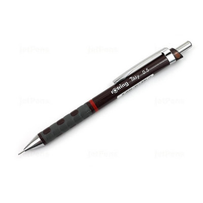 Creion Mecanic Tikky Rotring, Mina 0.5 mm, Burgundi, Corp din Plastic, Radiera, Creion Mecanic Tikky, Creioane Mecanice Tikky, Creion Mecanic pentru S foto