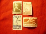 Serie Turcia 1940 Olimpiada Ankara , 4 valori