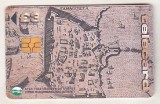 bnk card Cartele telefonice - Cipru - Harti istorice - The Siege Of Famagusta By The Turks In 1570