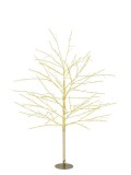 Copac decorativ metal auriu 600 microleduri &Oslash;65&times;120h