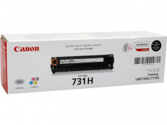 Toner canon crg731hb black capacitate 2400 pagini pentru lbp7100c lbp7110c foto